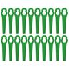 20/50/100Pcs Mower Cutter Blades Ergonomic Design Universal Simple Installation Lawnmower Plastic