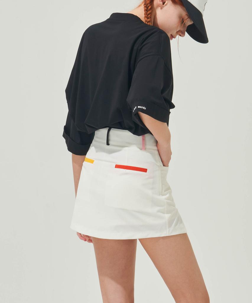 Candini Ivory Slit Pants/Skirt