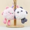 Adorable Plush Q Egg Keychain Wedding Toys Cute Duck Pig Panda Bear Gifts