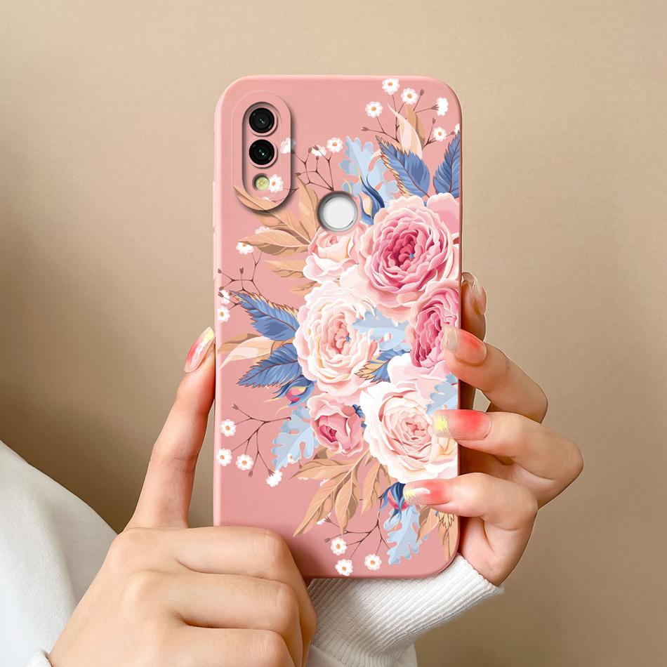 Чехол Для Xiaomi Redmi 7 Милый Конфетный Расписной Чехол Для Redmi7 Мягкий Жидкий Силикон Улучшенная Защита Камеры Противоударный Корпус Телефона