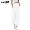 Women's Fashion High Waisted Casual Sports Peplum Sweatpants Drawstring Pants Home Trousers Long Pants