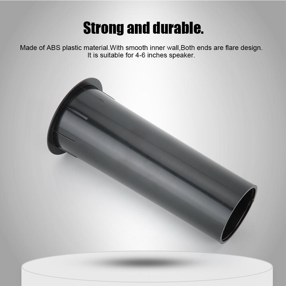 2PCs Open Hole 50mm Tube Smooth Inner Wall Speaker ABS Plastic Inverted Tube for 4 6 Inches Speakers(Open Hole 50mm