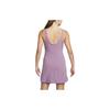 Nike Тренировочное платье Dri-FIT Bliss, однотонное женское платье-майка без рукавов миди, пурпурное DV9459-537