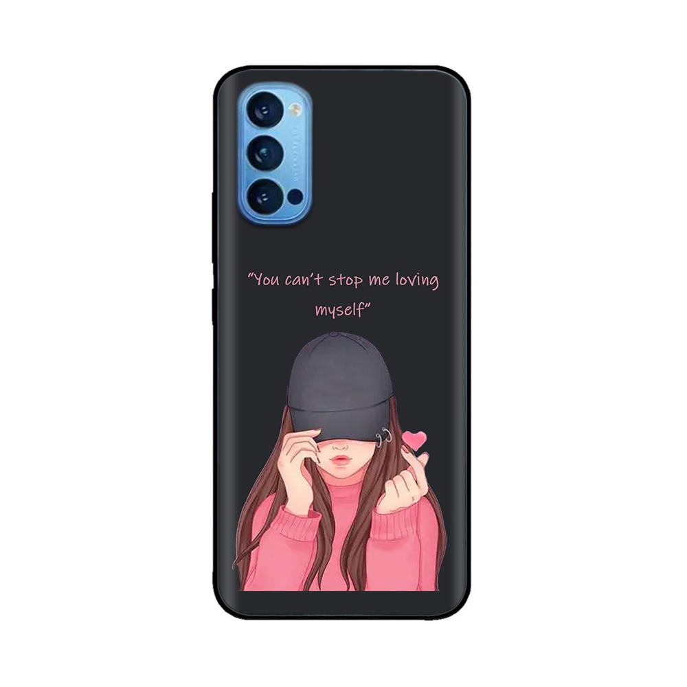 Чехол для Oppo Reno4 Pro 5G Мягкий ТПУ Черный Силиконовый Задняя Крышка Телефона для OPPO Reno 4 Reno4 Pro 5G 4G Чехол Funda Coque Бампер Capa