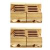 2PCS Hidden Hinges 180 Degree Opening Copper Concealed Hinges for Cabinet Door Gift Box