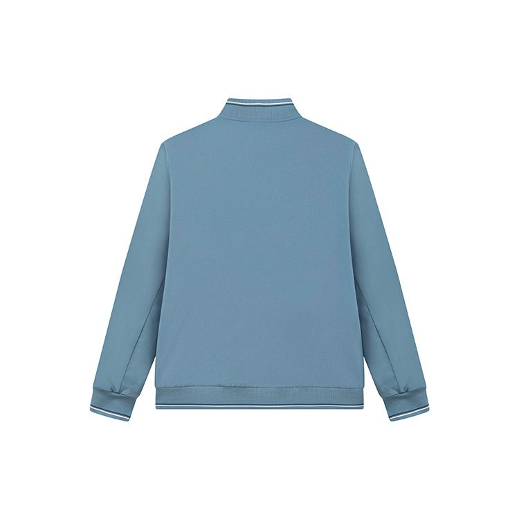 Fila Однотонная повседневная деловая тканая куртка для мужчин Куртки Элегантный-синий F11M222702F-BU