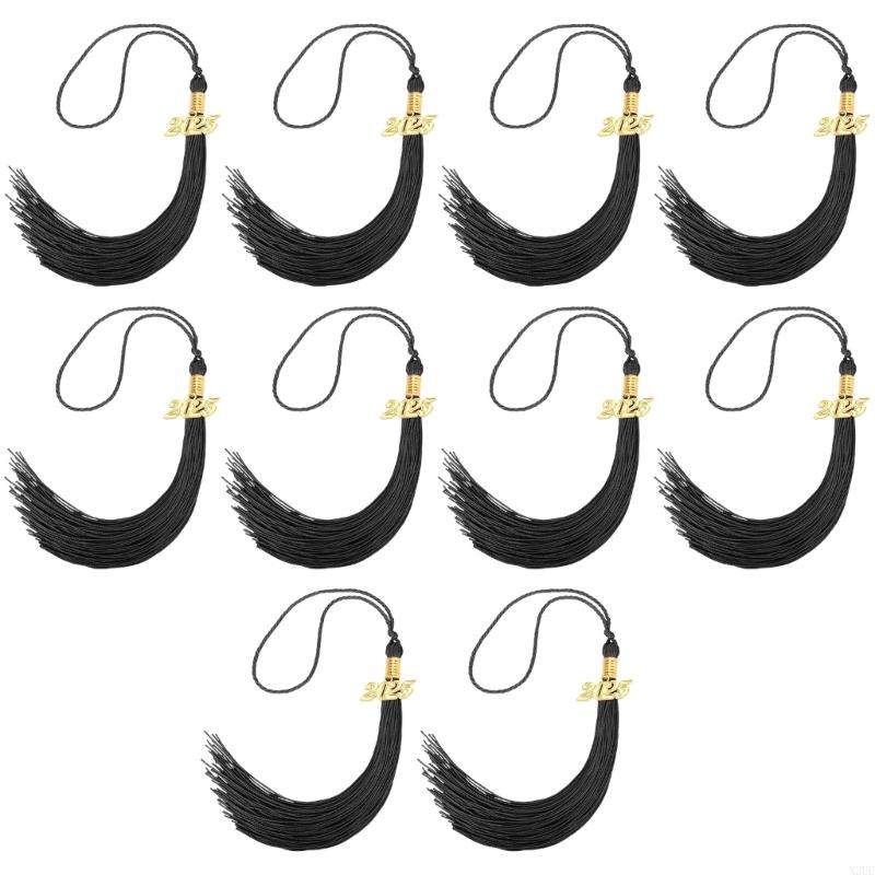 10Pieces 2026 Graduation Hat Tassels Class of 2026 Graduation Hat Pendant X3UC