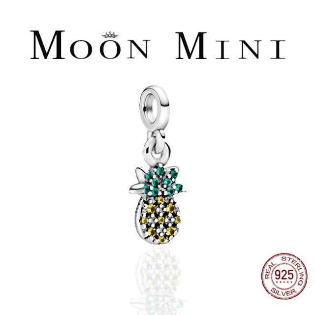 Новый оригинальный браслет Pamura Me из стерлингового серебра 925 пробы, подвеска в виде морской звезды и фламинго, сделай сам, ювелирные изделия для женщин, подарок