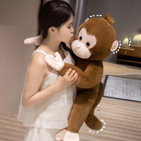 Большая плюшевая игрушка в виде обезьяны, милые детеныши обезьян, мягкая плюшевая кукла-обезьянка