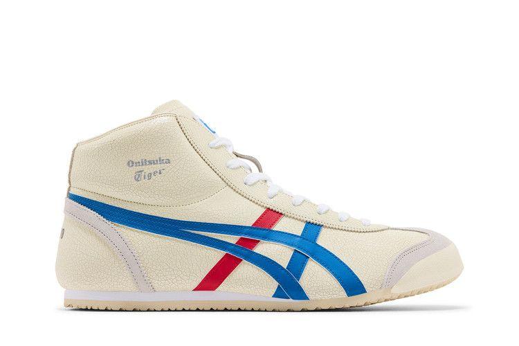 Мужские кроссовки Onitsuka Tiger Mexico Mid Runner Белый Синий Белый/Синий