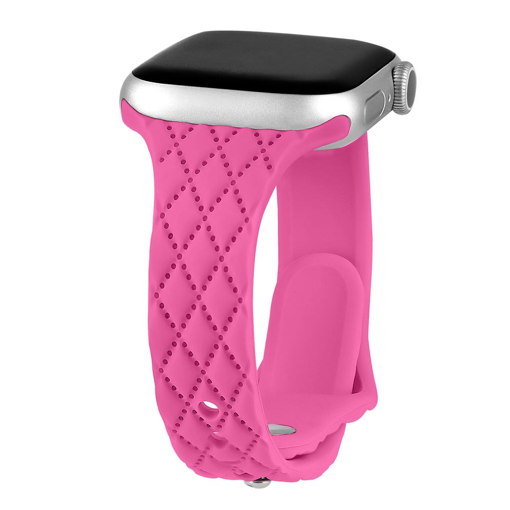 Тонкий силиконовый ремешок с гравировкой для Apple watch band 40мм 41мм 45мм 44мм 38мм 49мм браслет iwatch Series 9 8 7 6 5 4 3 SE Ultra 2