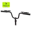 Retro M-Shaped Aluminum Alloy Folding Bicycle Handlebar, 25.4mm, Small Swallow Design, Heightened 412 Modified