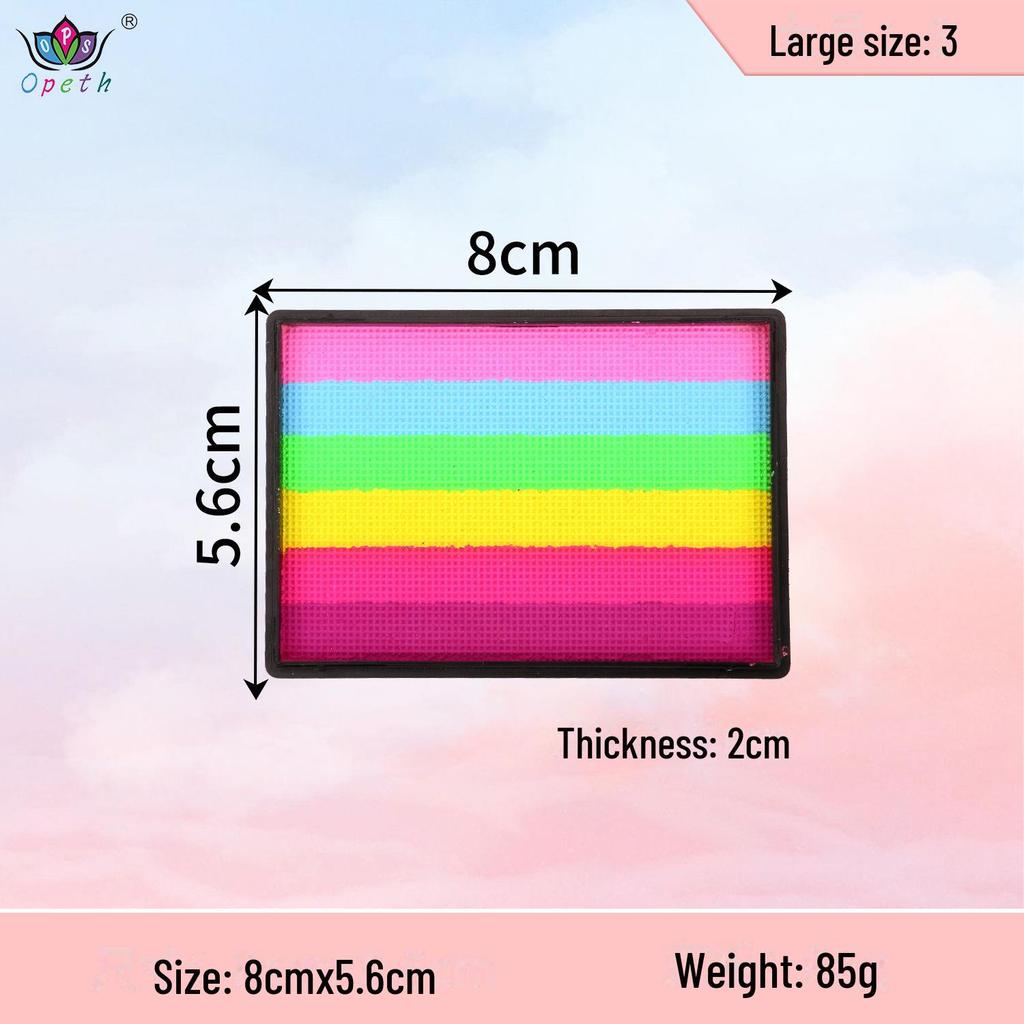 Водорастворимая радужная краска для лица для детей