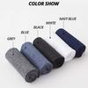 Black 10Pairs/Box Breathable Summer Business Men's Socks Stocking Middle Tube Mercerized Socks