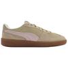 Puma Palermo CN Mesh Comfortable Soft Thin Sole Durable Low Top Skate Shoes Women Sneaker Light-Brown 403954-02