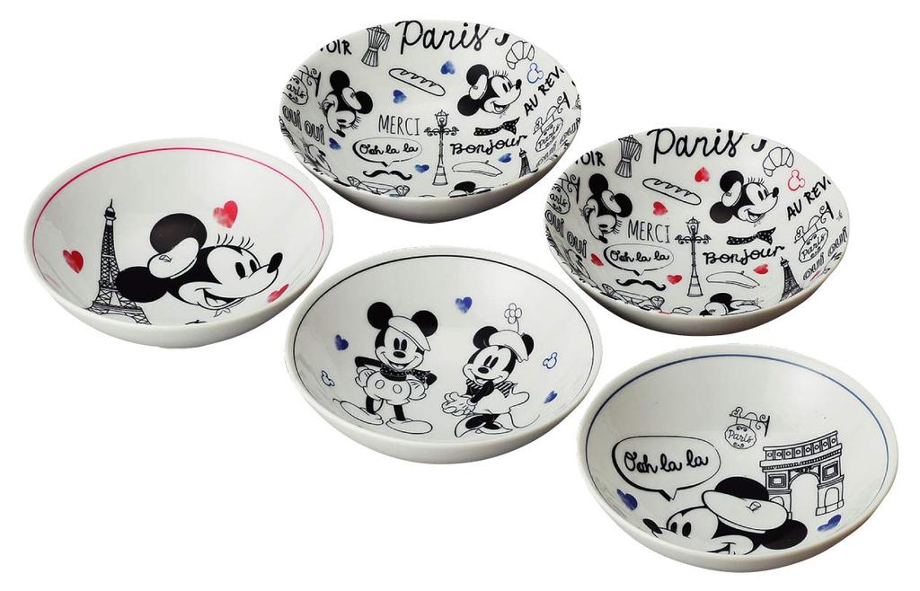 Maehata Disney Mickey Friends TRAVEL Fruit Bowl Set 51913 14cm & LET'S D-MF56