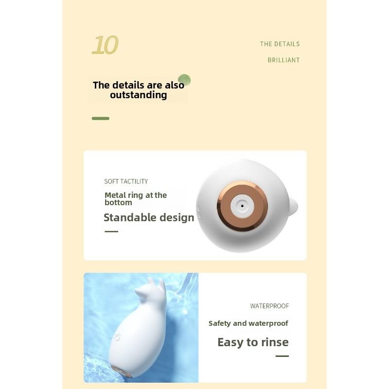 Мастурбатор с преобразованием частоты, женский мини-вибратор, перезаряжаемый, частный, сильный шок, второй прилив, эротические силиконовые секс-товары