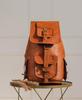 Personalized Handmade Goat Leather Laptop Backpack, Vintage Travel Rucksack