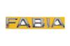Надпись Fabia (130 мм на 22мм) для Skoda Fabia 2014-2021 гг
