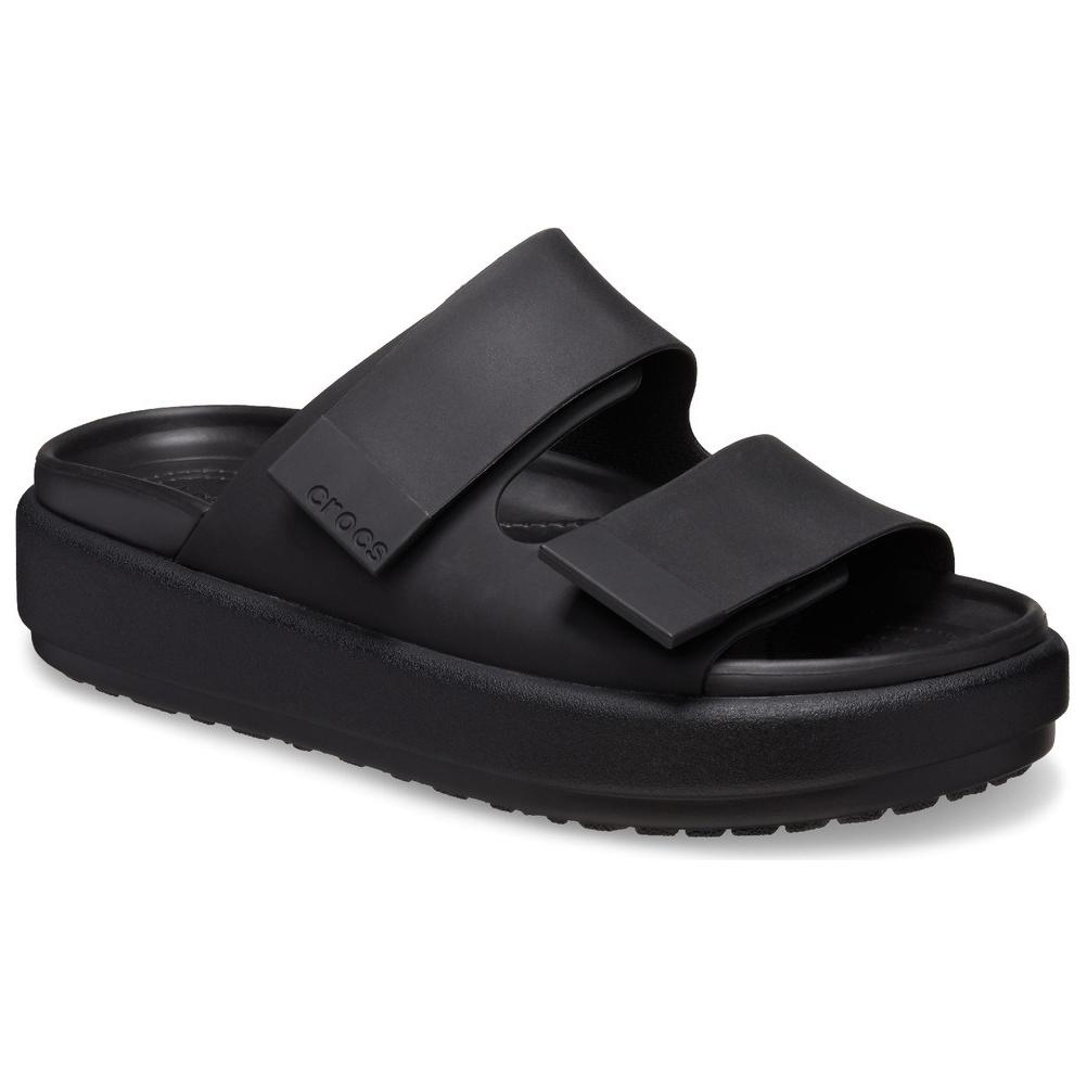 Crocs Brooklyn Comfortable Versatile Non-Slip Slide Sandals Women Footwear Black 209586-060