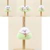 Dragon Boat Festival Short Plush Dumpling Keychain With Smiling Face Design For Gift Giving