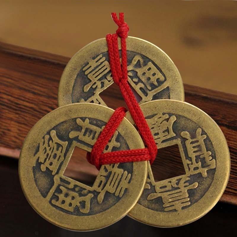 1PC Chinese Feng Shui Coins For Wealth And Success Lucky