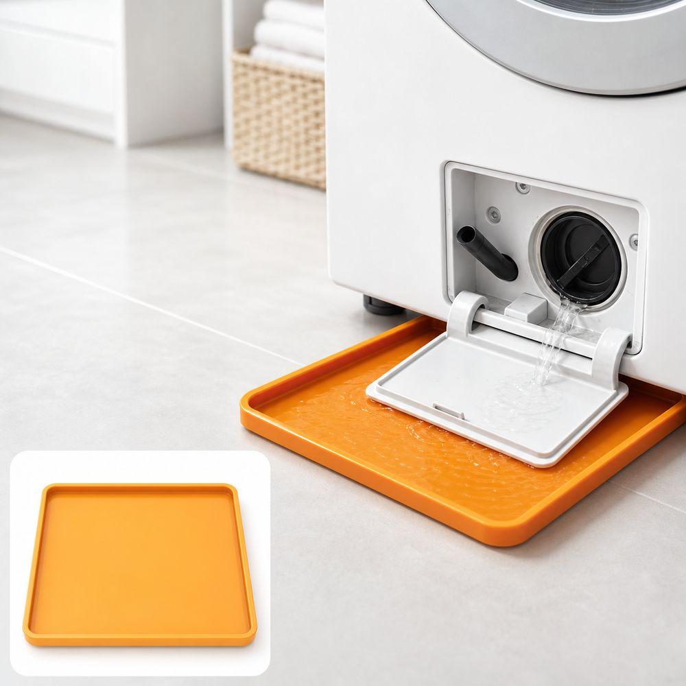 Detachable Washing Machine Drain Tray Universal Leak Catch Pan Washing Machine Maintenance