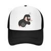 Classic Mole Surprised Trucker Hat Adjustable Adult Cartoon Krtek Little Maulwurf Baseball Cap Summer Hats Snapback Caps