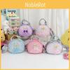 Cartoon Bow Cute Girl Pattern Childrens Shoulder Bag With Sequins Design