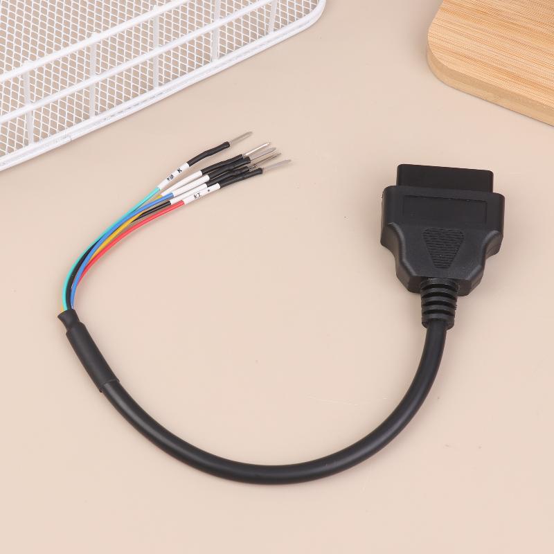 Автомобильный диагностический адаптер Obd2 Разъем Obd2 Перемычка Интерфейс Удлинительный кабель Инструмент Автомобильный удлинительный кабель 16-контактный Can +- K-линия