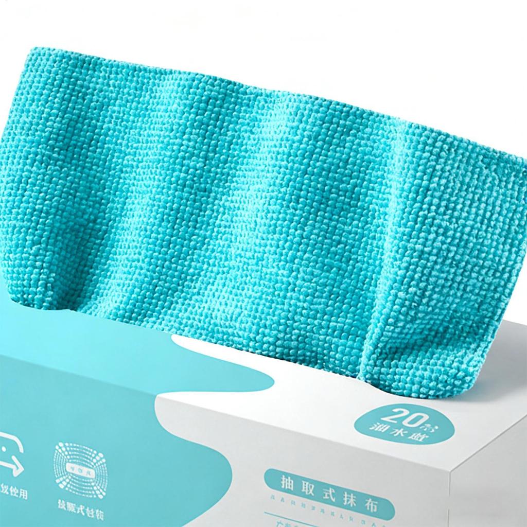 20 шт./упак. Домашние чистящие полотенца Микрофибровое полотенце Впитывающее Кухонная чистка Тряпка для посуды Неприлипающая к маслу Тряпки Салфетки Посуда