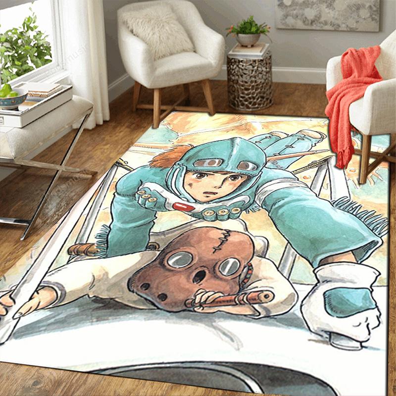Nausicaä of the Valley of the Wind Rug Floor Mat for Living Room or Bedroom Soft and Comfortable Carpet a Gift for Birthday and Holiday.SFF0917263