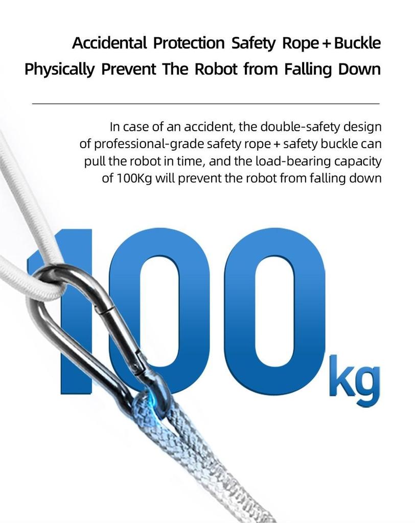 LIECTROUX YW509 Robot Window Cleaner, Double Water Tank, 3000Pa Suction Power, Smart Path Planning, Remote Control