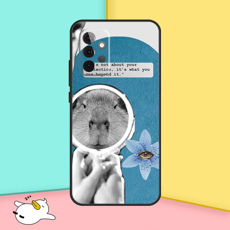 Смешной Чехол Капибара для Samsung Galaxy A16 A06 A26 A36 A56 A53 A32 A52 A33 A13 A55 A35 A15 A14 A34 A54 A17