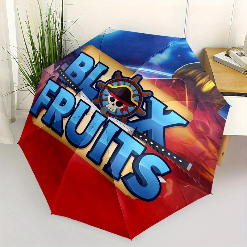1pc Blox Fruits, Pirate Adventure Themed High-quality Umbrella,Automatic Opening and Closing Umbrella,Multi-functional Umbrella G0811039