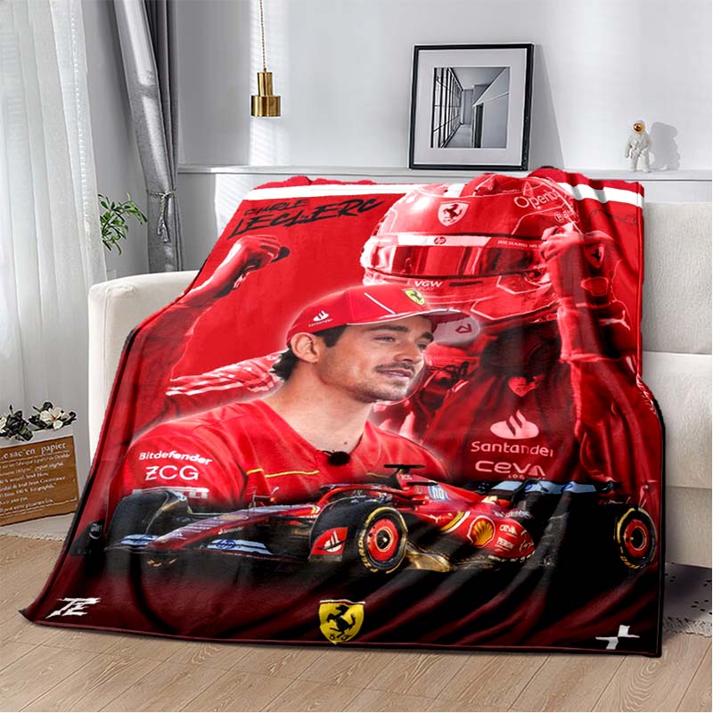 Формула 1 F1 Коллаж Портретов Всех Гонщиков Принт Логотипа Гоночного Костюма Мягкое Фланелевое Плед Легкое Теплое Покрывало для Дивана Кровати Декор Дома
