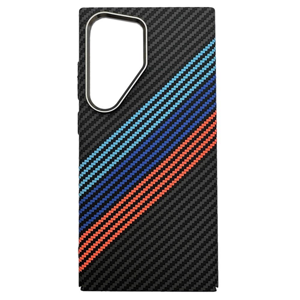 Samsung Galaxy S24 Ultra Case, Carbon Fiber MagSafe, Navy Blue