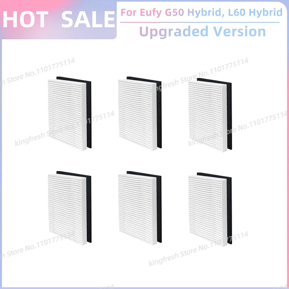 Fit For Eufy G50 Hybrid, L60 Hybrid / L60 Hybrid SES Vacuum Parts Roller Side Brush Hepa Filter Mop Cloth Dust Bag Accessories