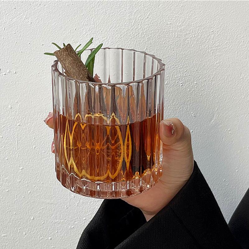 285 мл/340 мл ретро стакан для виски прозрачный стеклянный стакан со льдом кружки для кофе латте вечеринка бар европейский стиль бренди иностранные винные кружки