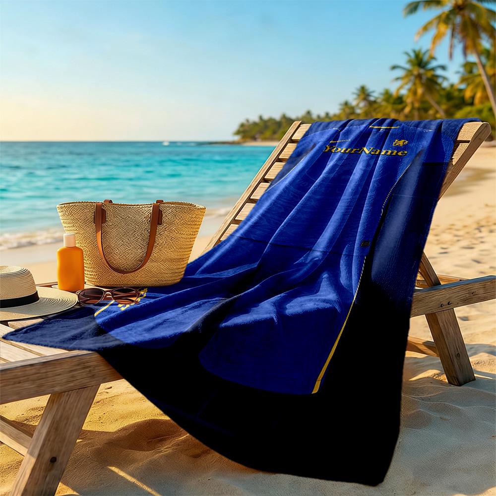 Chelsea Customize Your Name Beach Towel Super Soft Microfiber Quickdry Fabric Perfect for Traveling Yoga Camping and Swimming
