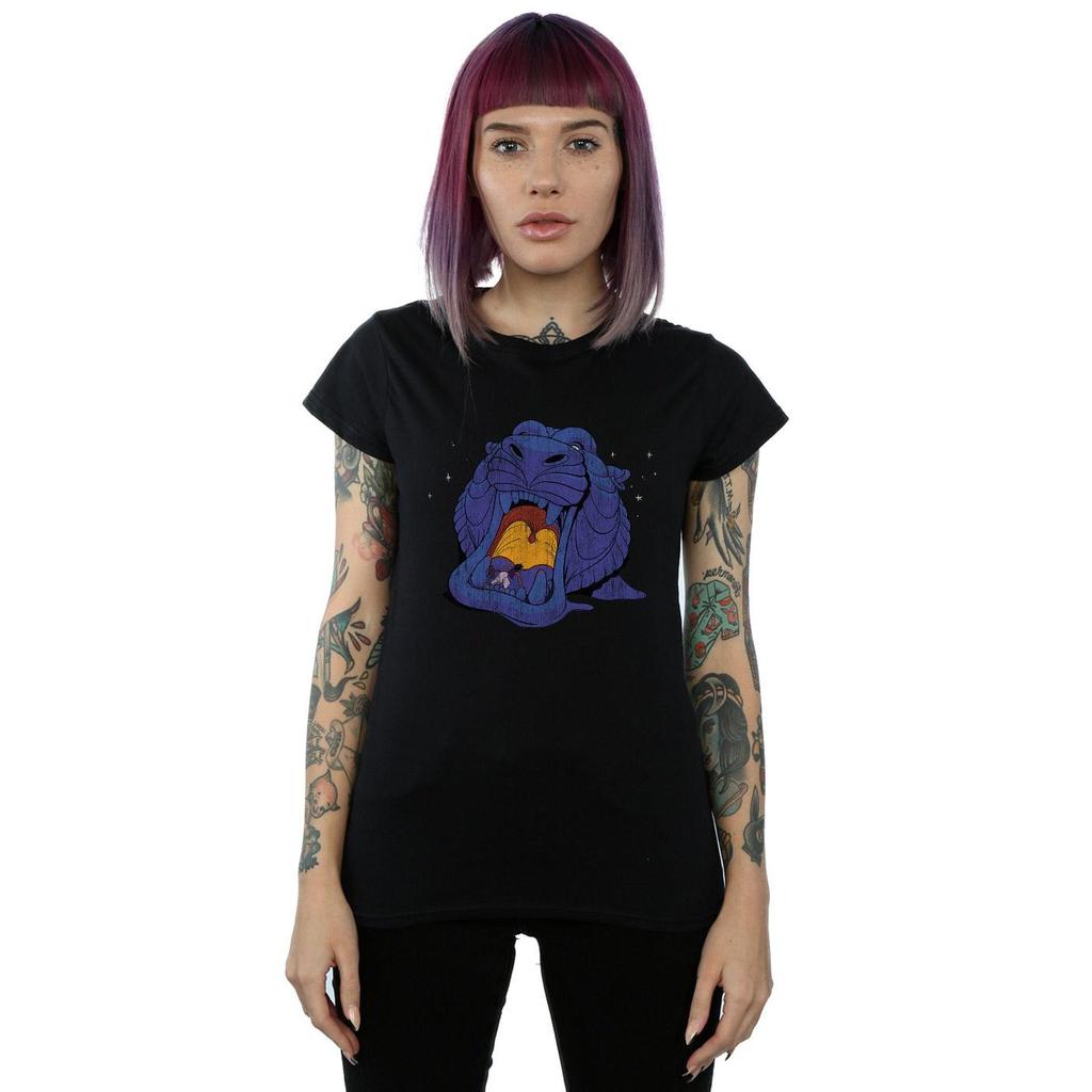 Disney Womens/Ladies Aladdin Cave Of Wonders Distressed Cotton T-Shirt