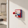 Retro Gaming Switch Plate Cover Arcade Game Controller Light Cover, 1-Gang/2-Gang Wall with Joystick XYAB Decor Buttons, for Room Bedroom, Gift Gamers
