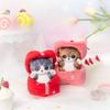 Love Square Mofusand Gift Box For Cats Soft Animal Plush For Kids Room Ornament