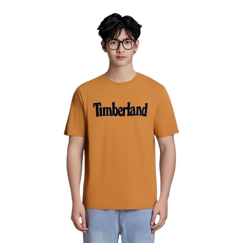 Timberland T-Shirts Men's Wheat Crew Neck Moderate Straight Fit A6DN3-P47