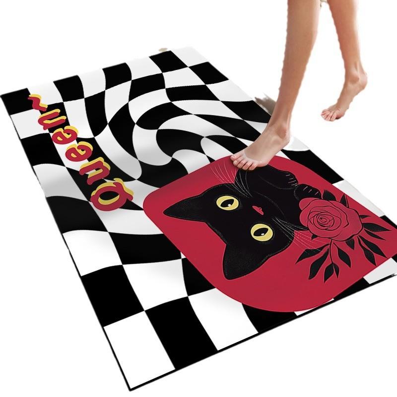 Коврик для унитаза с диатомовой крошкой, нескользящий коврик для ванной комнаты, впитывающий грязный коврик для туалета, коврик для туалетной двери