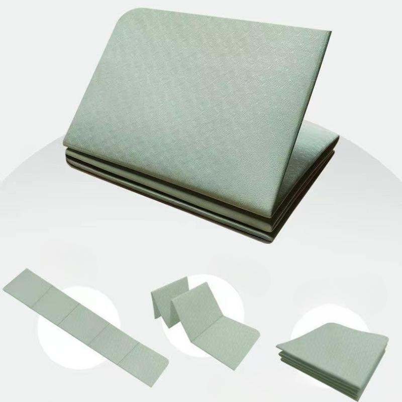 Противоскользящий и износостойкий коврик для йоги из ТПЭ. Безопасность и защита окружающей среды. Утолщенный и расширенный коврик для обеда. Амортизирующий коврик для йоги на открытом воздухе.