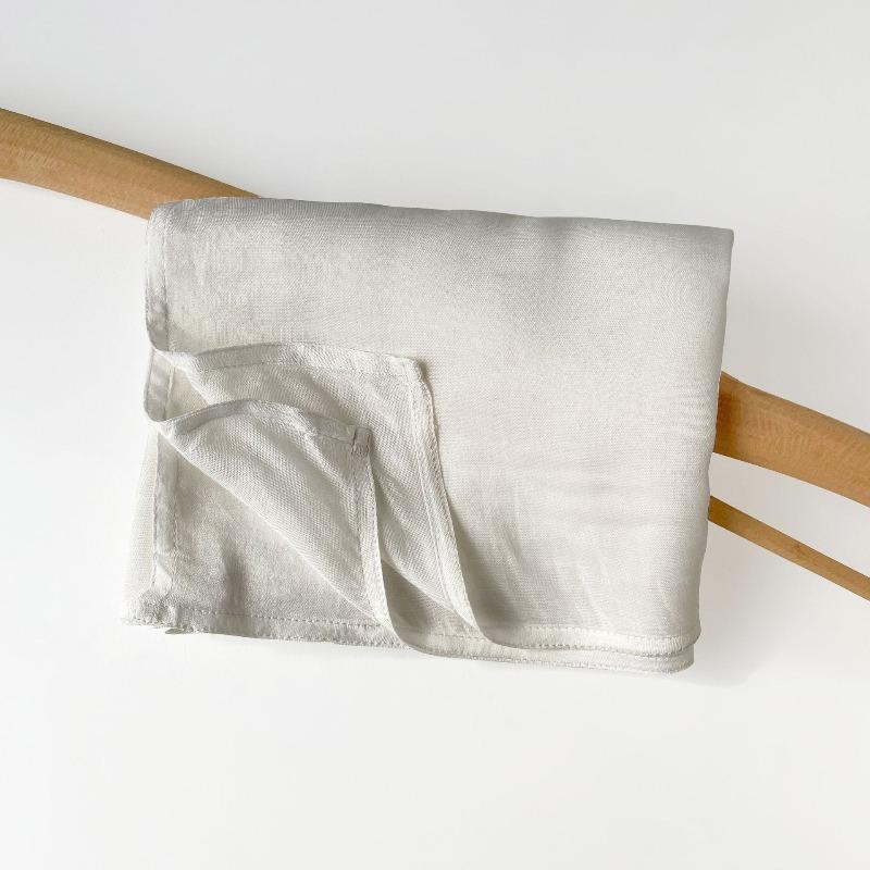 Summer Cotton and Linen Scarf Solid Color Simple Sunscreen Shawl Women's High-end Silk Scarf Yarn Headscarf