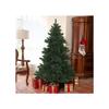 HOMCOM Sapin de Noël artificiel, 180 cm, 880 pointes, pied en acier pliable, ignifuge, pour décoration de Noël, intérieur, vert