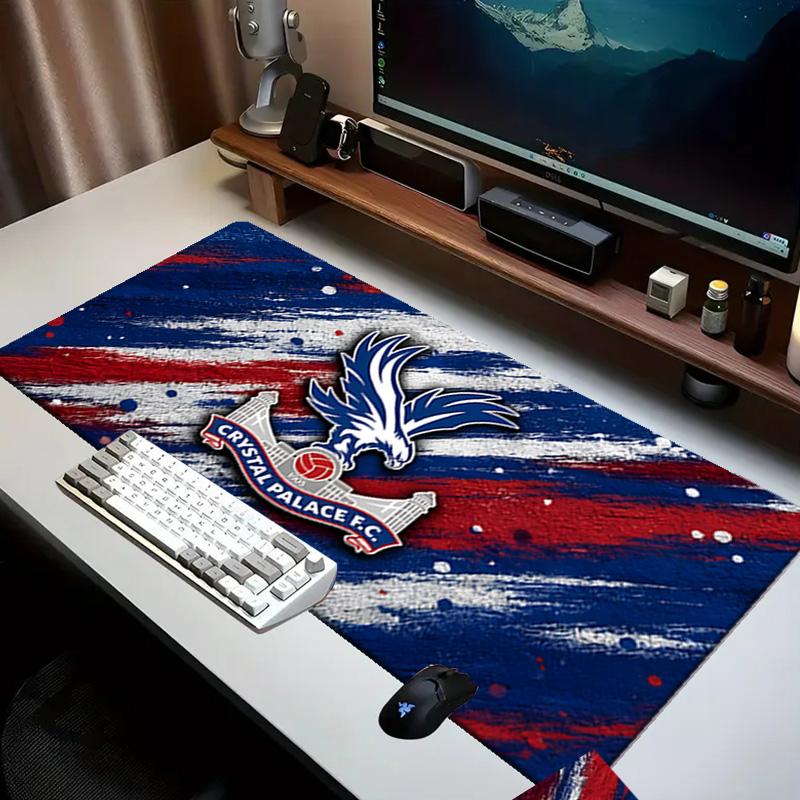 Crystal Palace Crest Design Mouse pad Office Desk Mat, Gaming Mouse Pad Mousepad, keyboard pad,Heavy-Duty Non-Slip Rubber Backing, Gift