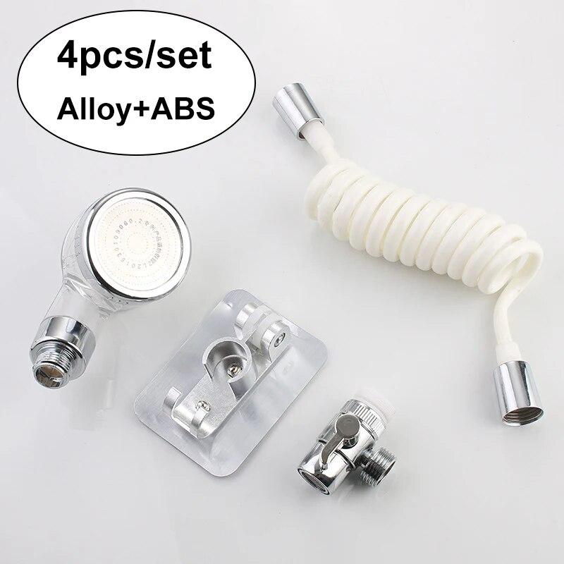 1 шт. Ручной смеситель с переключающим клапаном, душевая лейка для дома, ванной, кухни, набор адаптеров для смесителя, регулируемый смеситель с переключающим клапаном